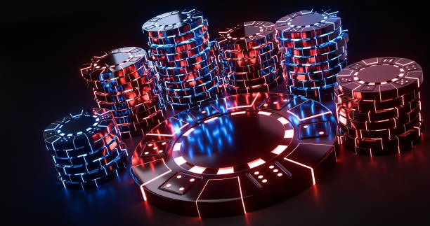 Live dealer studio with multiple table cameras and professional lighting setup